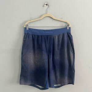 Lululemon T.H.E. Shorts Linerless 9” Ocean Spray Ice Grey Admiral Blue